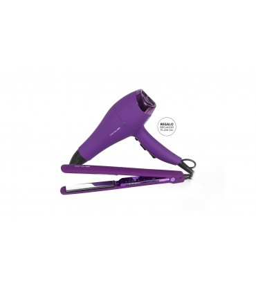 Corioliss Plancha C3 Purple + Secador Flow Dc